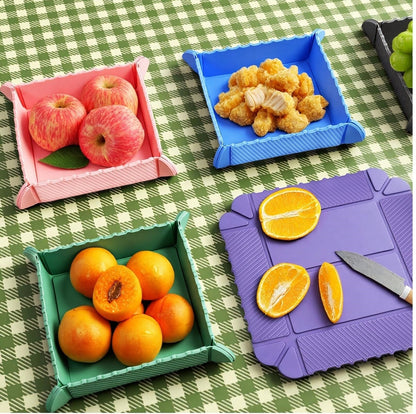 5-Piece Collapsible Silicone Food Storage Set
