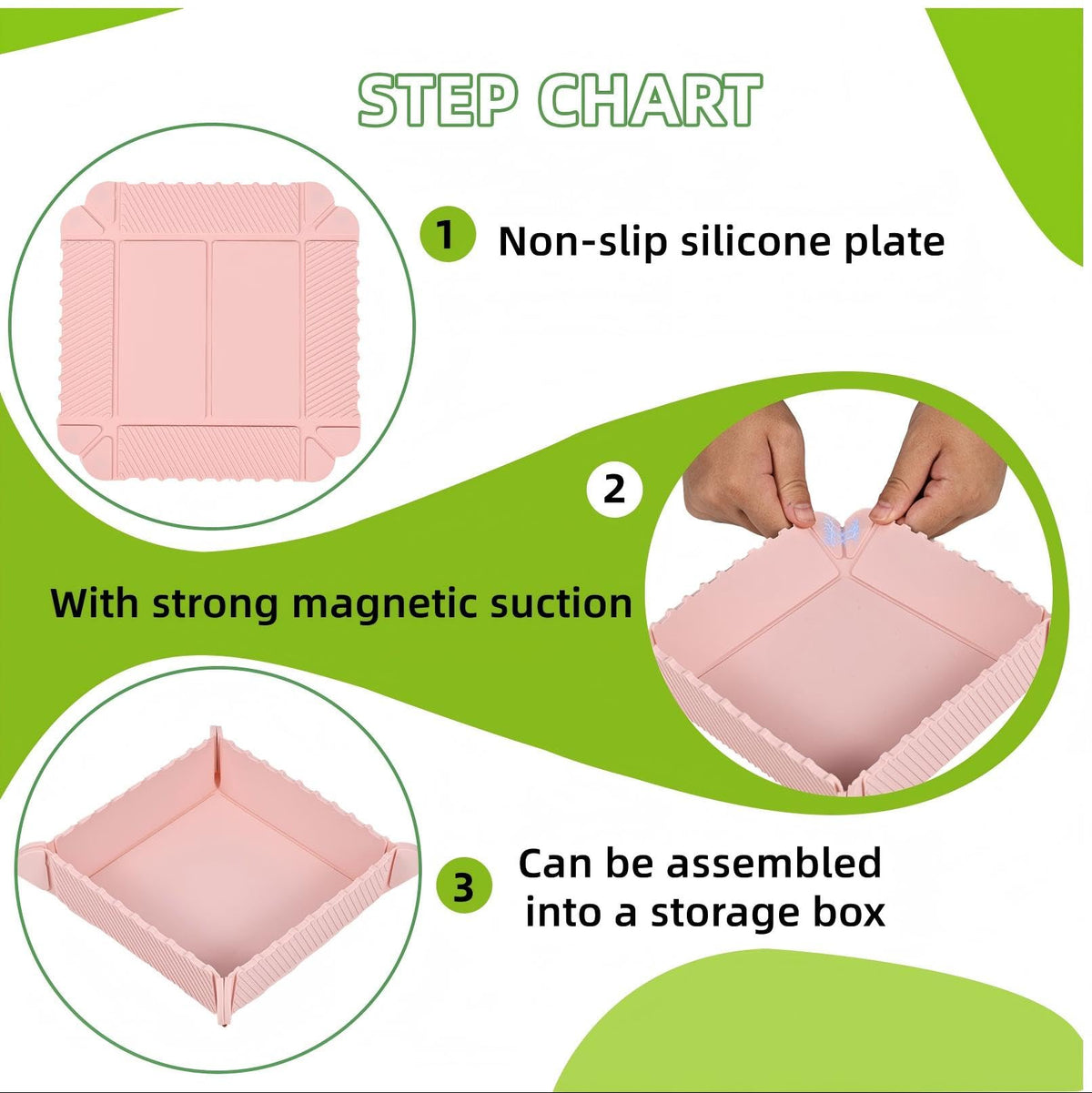 5-Piece Collapsible Silicone Food Storage Set
