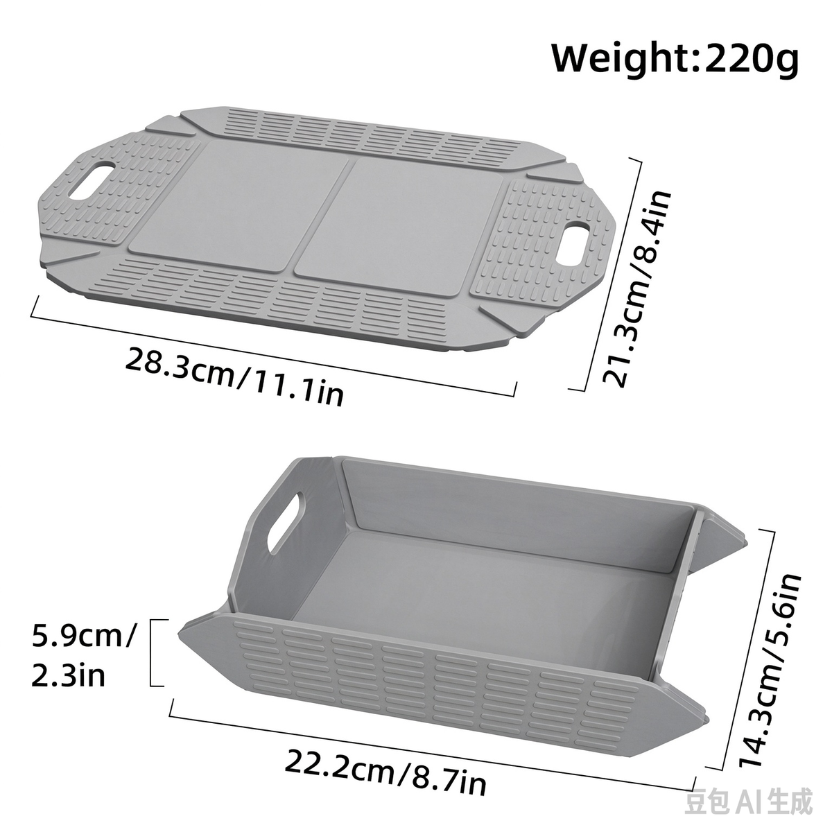 5-Piece Collapsible Silicone Food Storage Set