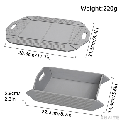 5-Piece Collapsible Silicone Food Storage Set