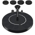 🎁Solar Fountain, Solar Powered Bird Bath Fountain Pump with 4 Nozzles 1.4W Solar Panel Kit Water Pump, Outdoor Watering Submersible Pump for Pond, Pool, Garden, Fish Tank
