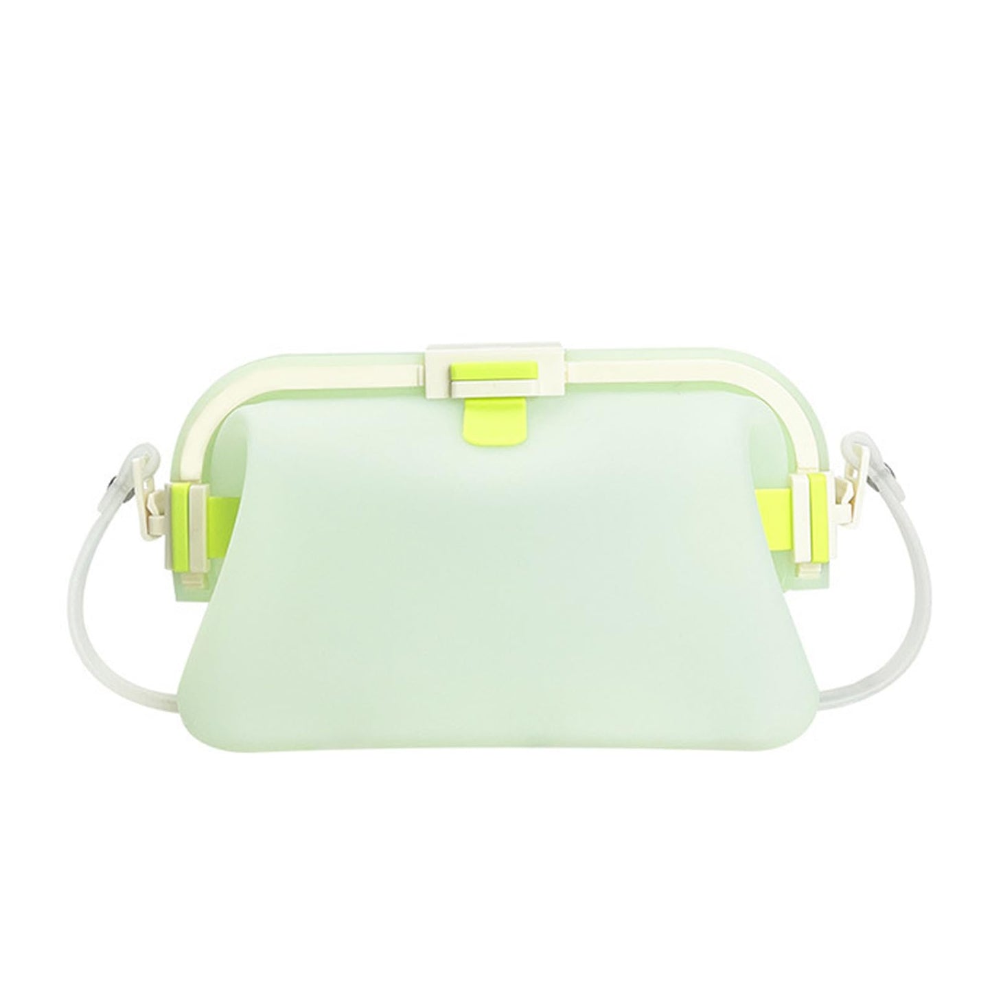 Waterproof Silicone Tote Bag, Leakproof Reusable HandheldStorage Bag Washable for Beach Hiking Camping Travel