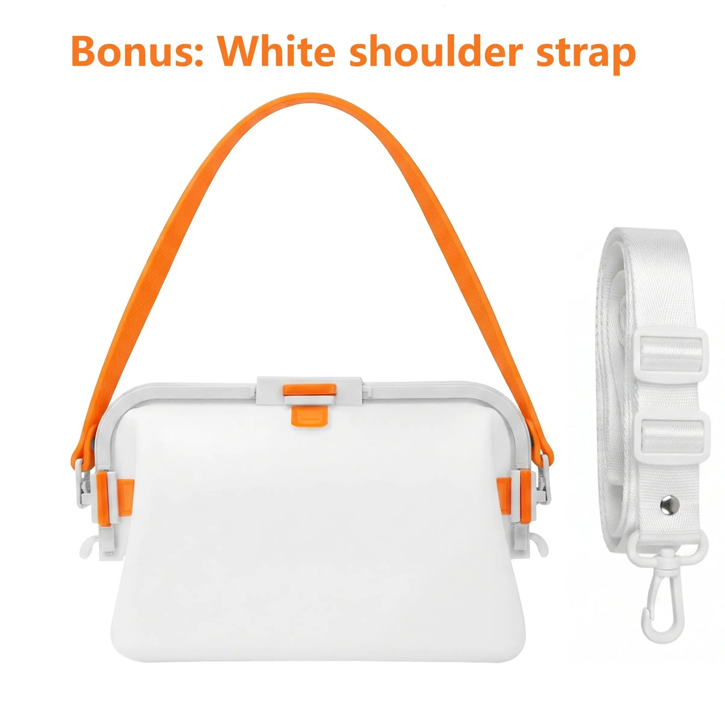 Waterproof Silicone Tote Bag, Leakproof Reusable HandheldStorage Bag Washable for Beach Hiking Camping Travel