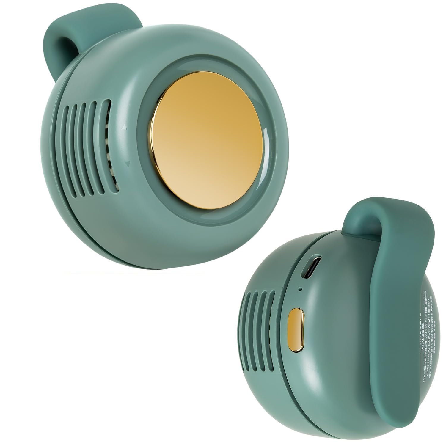 Portable Handheld Neck Clip Mini Fan